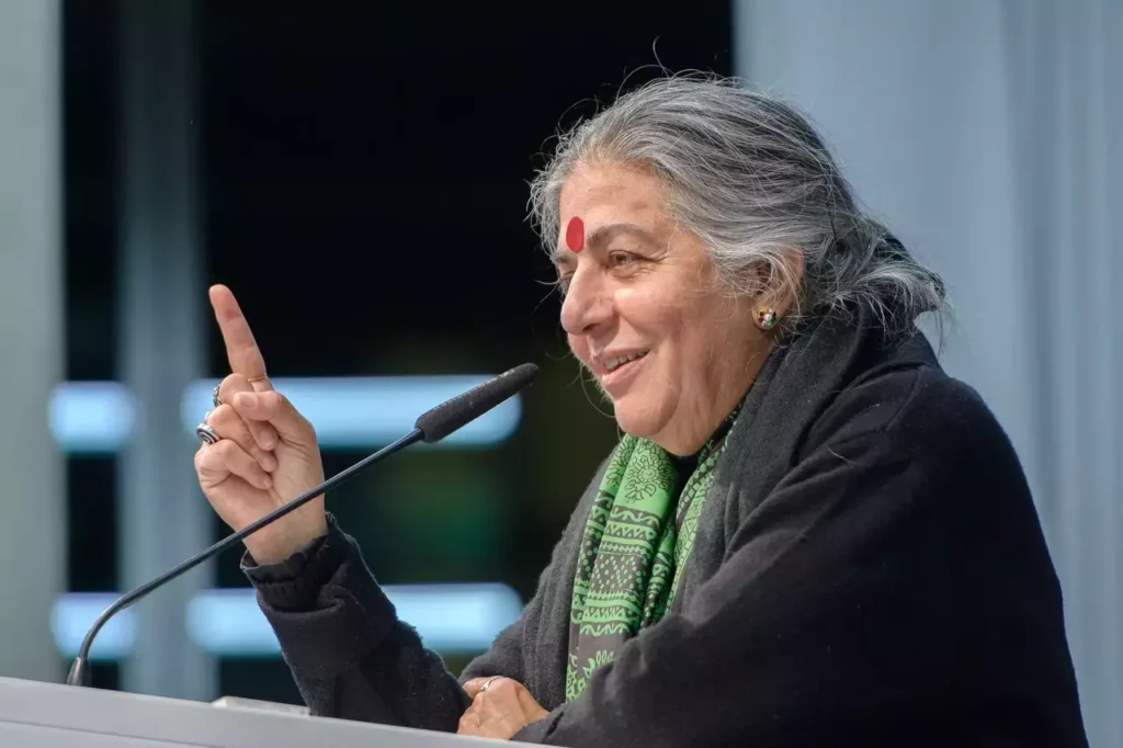 Environmental activist Vandana Shiva